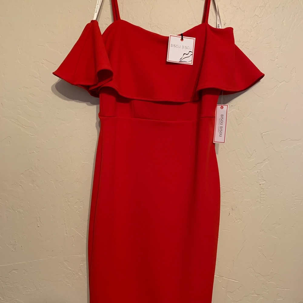 Red dress never worn! With tags